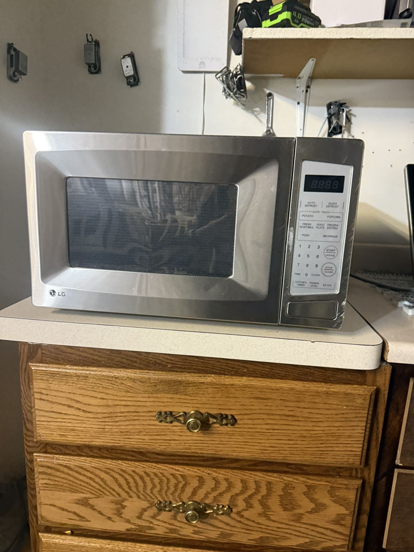 LG Microwave with 1200 Cooking Watts & 3 Auto Defrost Options