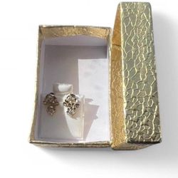 Gold Nugget Earrings 10k Gold 