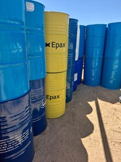 55 gallons drums Metal. Metal, plastic food grade.