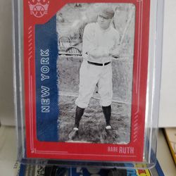 Yankees Babe Ruth Parallel Card