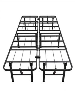 Twin size bed metal base