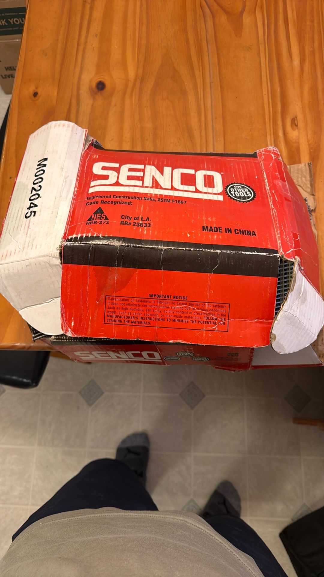 Senco 3 1/4 Galvanized Framing Nails 4,000 Count