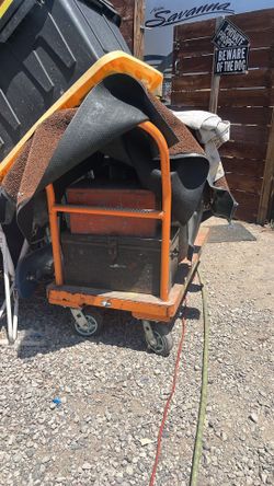 Industrial heavy duty push cart