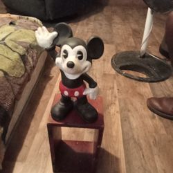 Diecast Mickey Mouse Piggy Bank That'll Be About 8 In
