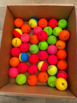Golf balls mixed Matte $30 for 40 balls