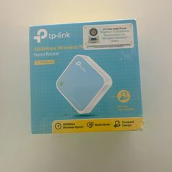 New TP-Link N300 Wireless Router TL-WR802N - Compact & Portable
