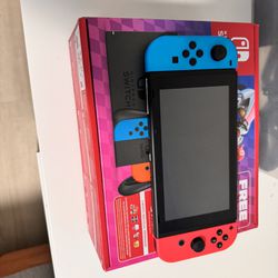 Nintendo Switch with accessories pro controller charging dock