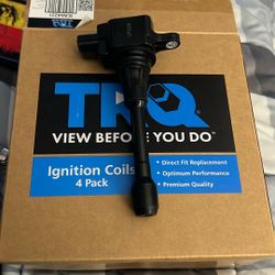 Spark Plugs N Coil Packs 4 Of Both Brand New 