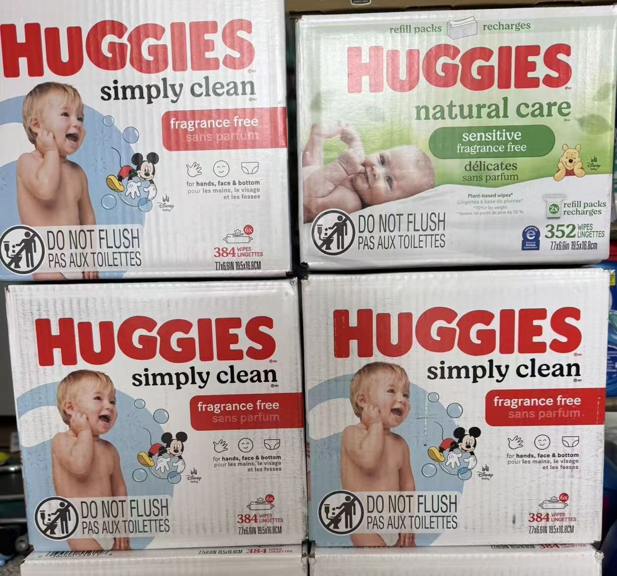 Huggies Wipes $40 For 4