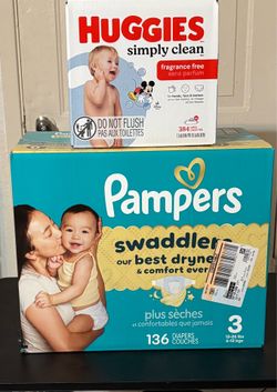Pampers & Huggies bundle
