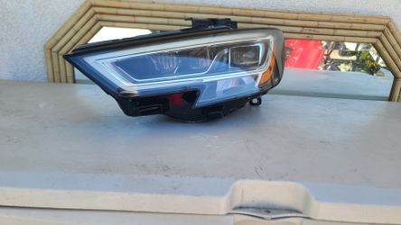 2017 - 2020 AUDI A3 S3 8V0 LEFT HEADLIGHT DRIVER SIDE BARE GENUINE USED OEM. A1
