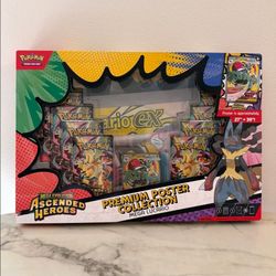 Ascended Heroes Mega Evolutions Lucario Poster Collection