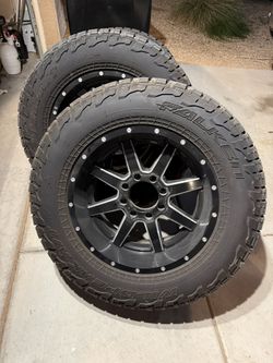 Falken wildpeak Tires w/ Fuel Maverick Wheels