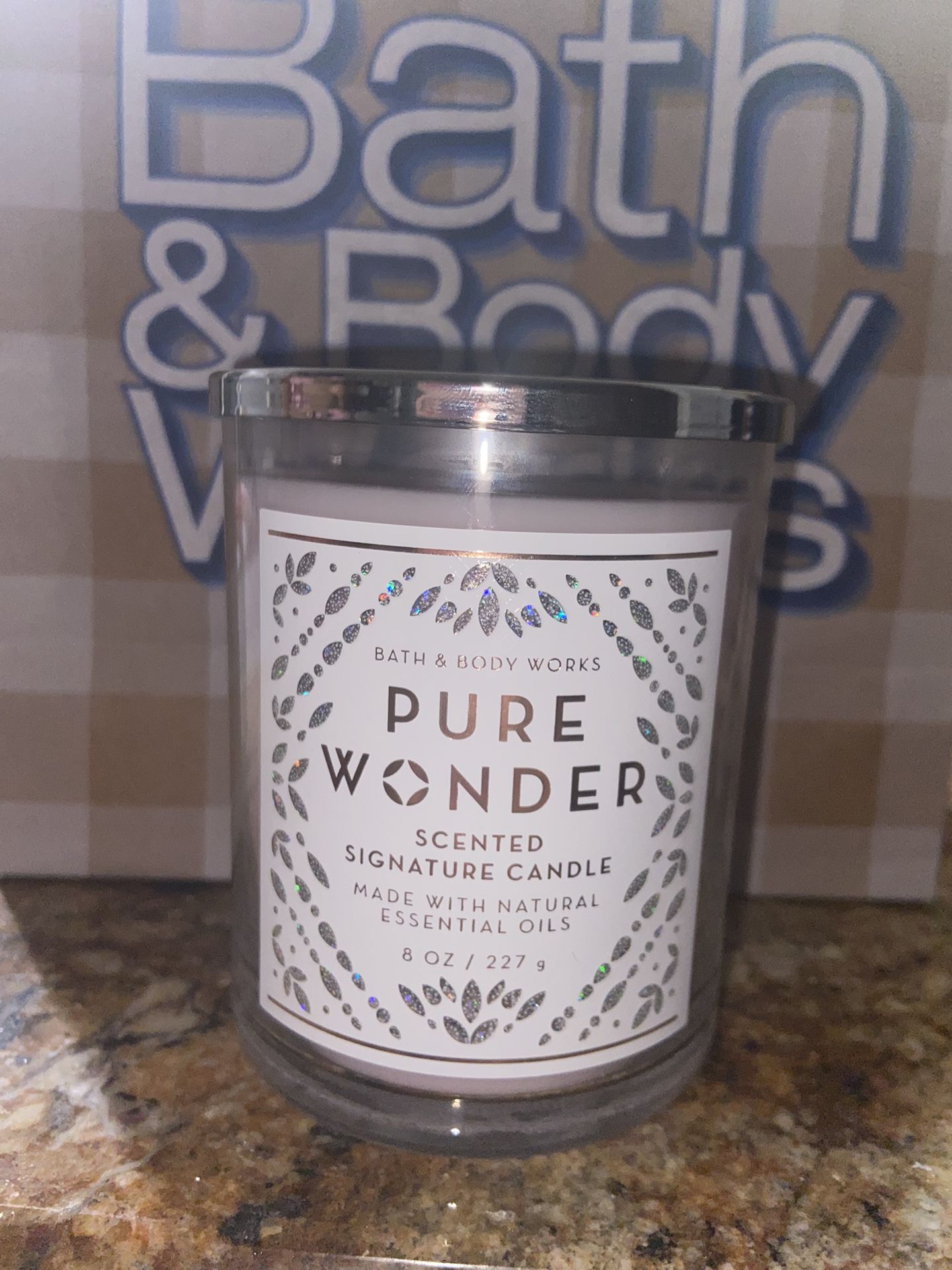 Bath & Body Works Pure Wonder Scented Candle 