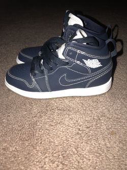 Navy blue Jordan’s