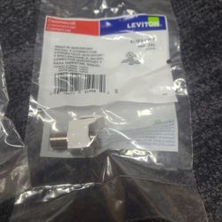 Lot 5ea Coax/ F Connector Snap In