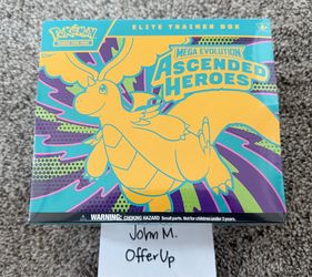 Pokémon TCG: Mega Evolution Ascended Heroes Elite Trainer Box NEW/SEALED
