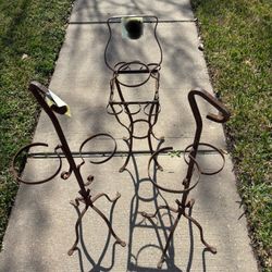 3 Wrought Iron Plant Stands