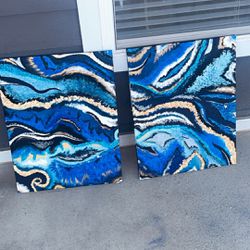Custom Canvas pair 