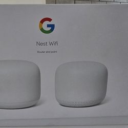 Nest Wifi Router and Point By Google 