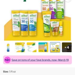 Alba Botanica SPF 50 While Wet Sunscreen Spray – 2 Bottles (2 for Price of 1)