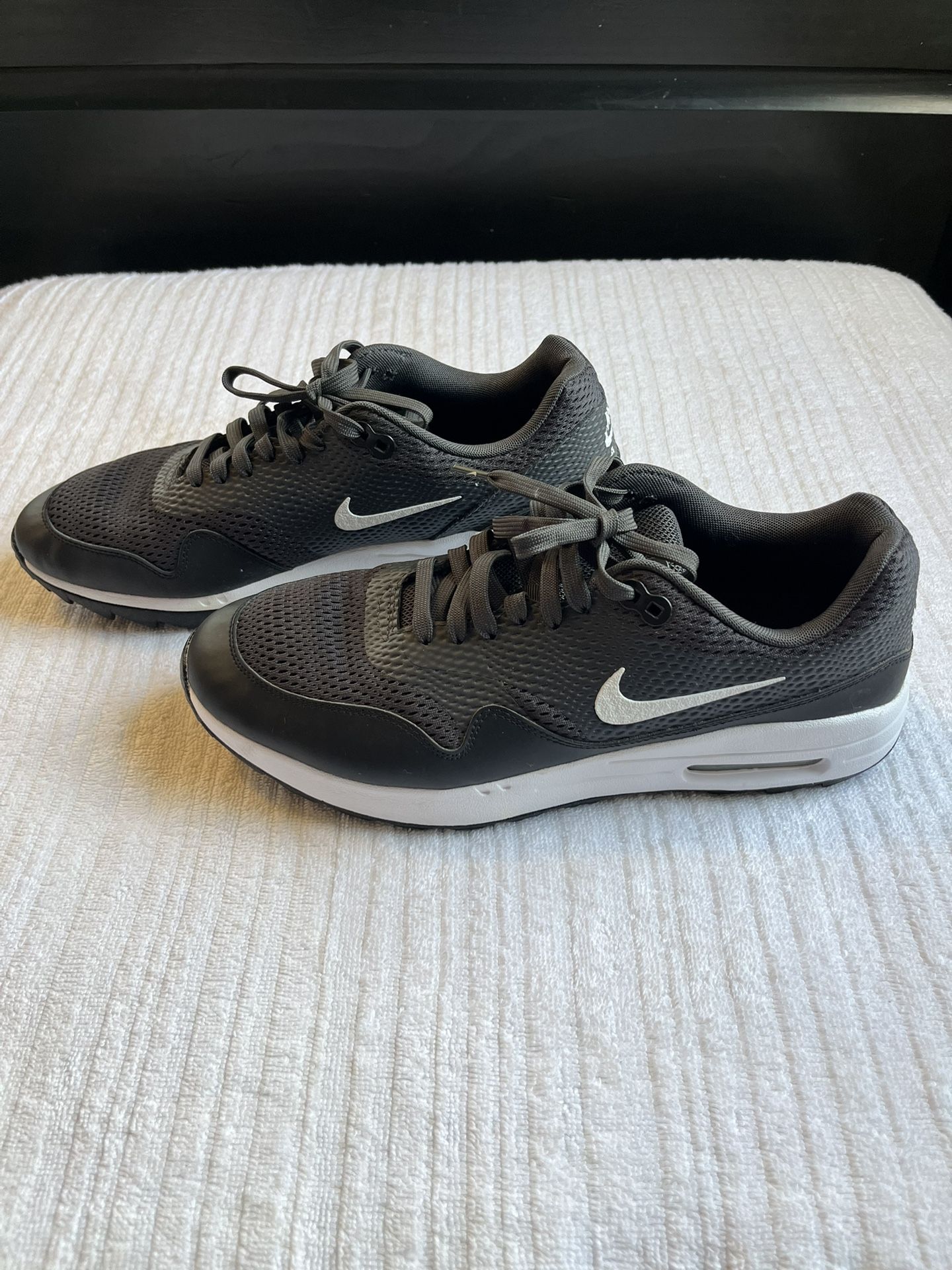 Nike Mens Air Max Nike Golf Shoes Black Size 10.5