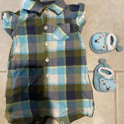 5 Complete 12-18 Months Boy Outfits