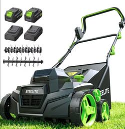 Steelite Cordless Lawn Scarifier Brand New