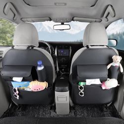 EVMODS 2025 Upgraded Car Seat Back Protectors with Organizer for Tesla Model S/X/3/Y & Cybertruck |