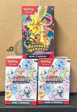 Ascended Heroes Prismatic Evolutions Booster Bundle Pokemon
