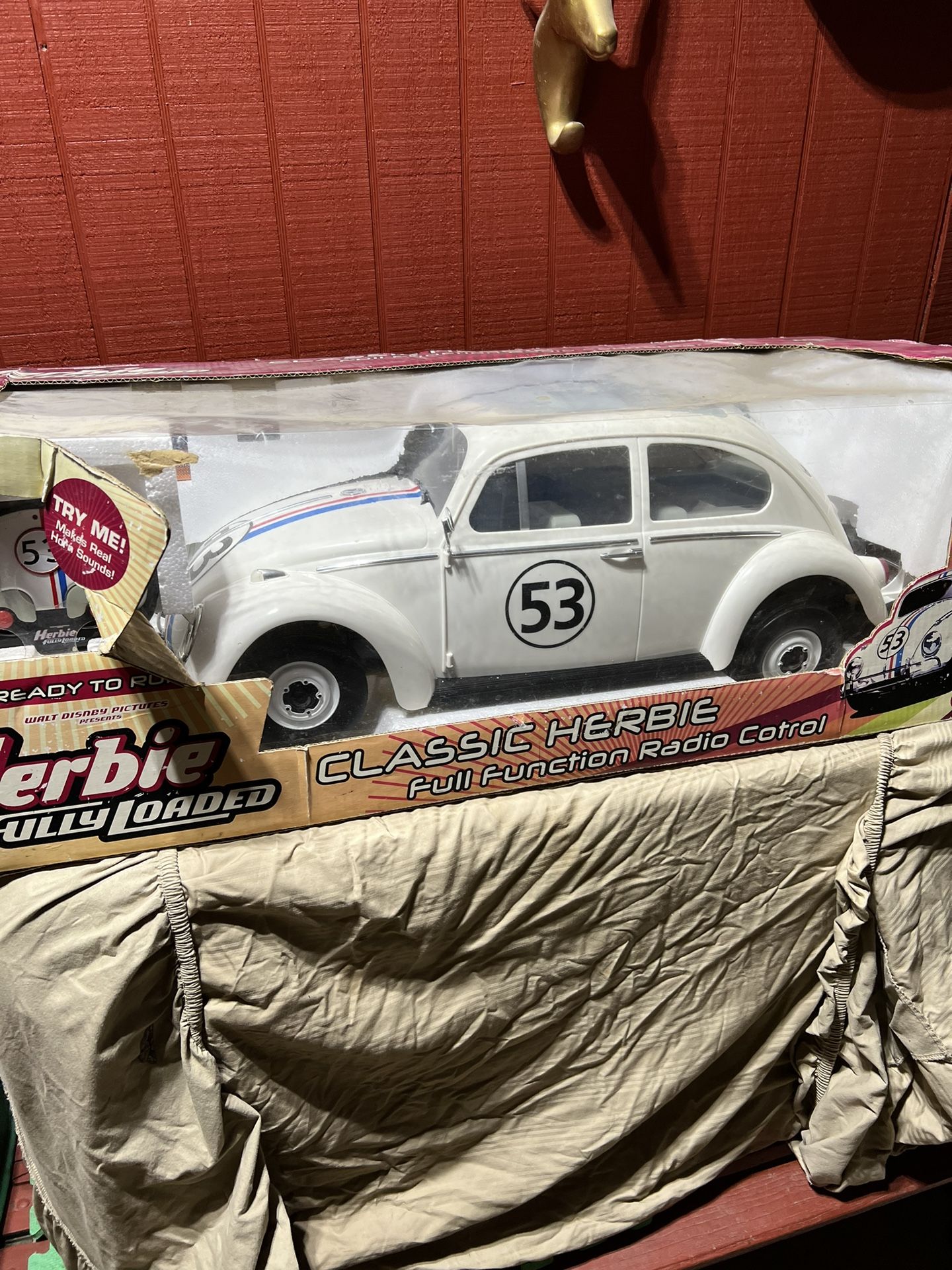 Herby The Love Bug 1:6 Scale Remote Control Never Used READ DESCRIPTION !! ( Hot Wheels )