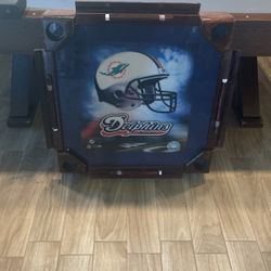 Custom Miami Dolphins Domino Table