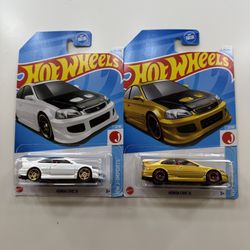 Hot Wheels Honda Civic Lot of 2