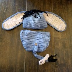 Eeyore Diaper Cover Set Photo Prop Disney 