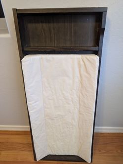 Wooden changing table topper