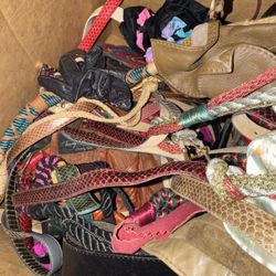Misc Box Of Belts… 
