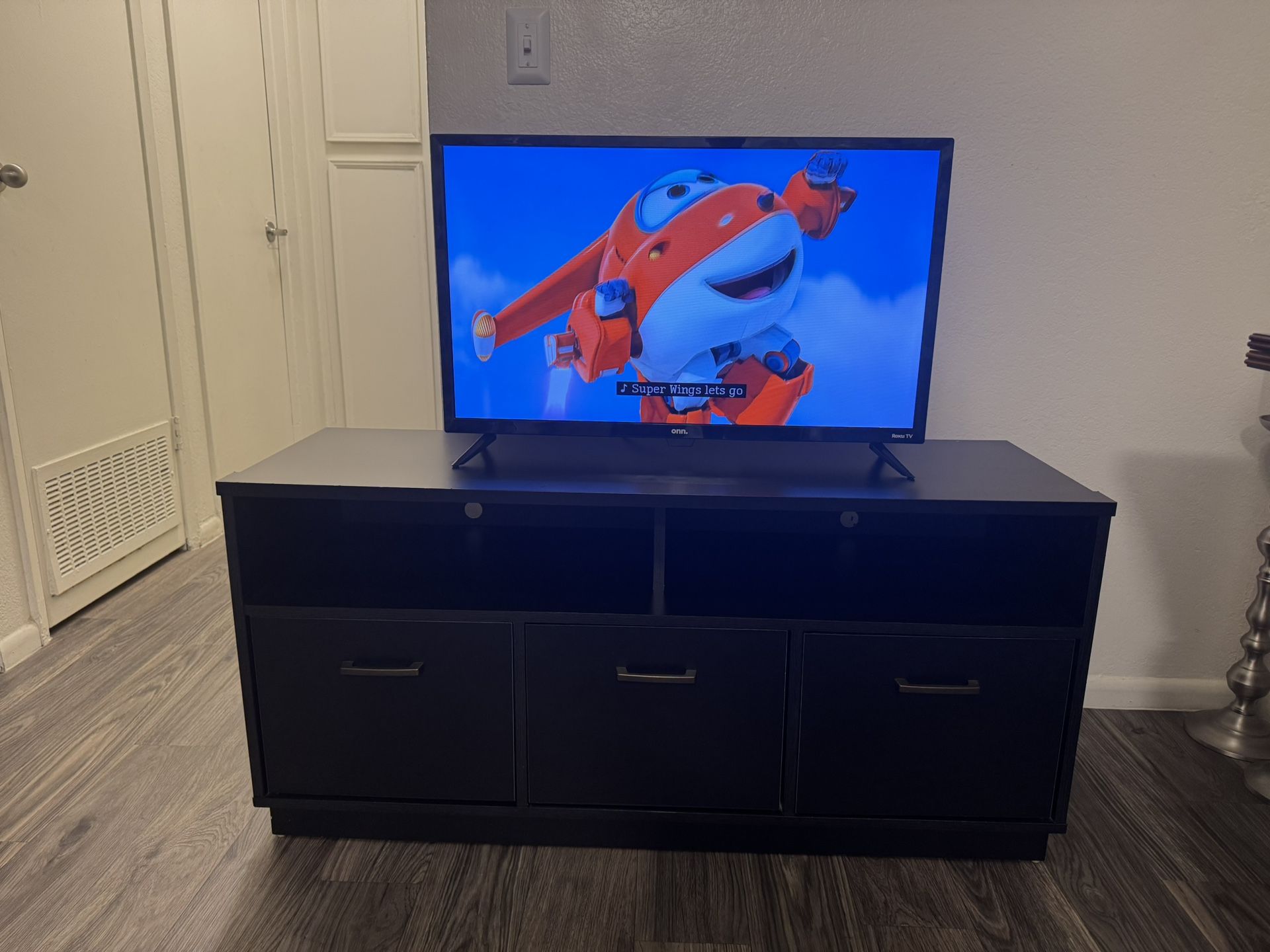 TV stand With TV