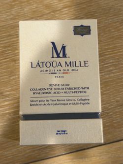 LATOUA MILLE - REVIVE GLOW COLLAGEN EYE SERUM + HYERALINOC ACID /peptide