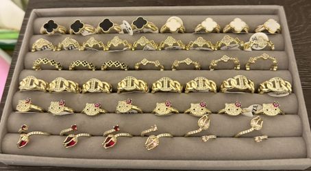 Anillos Oro laminado 14 