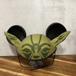 Disney Parks Star Wars Yoda Mickey Ears Hat Adult Size