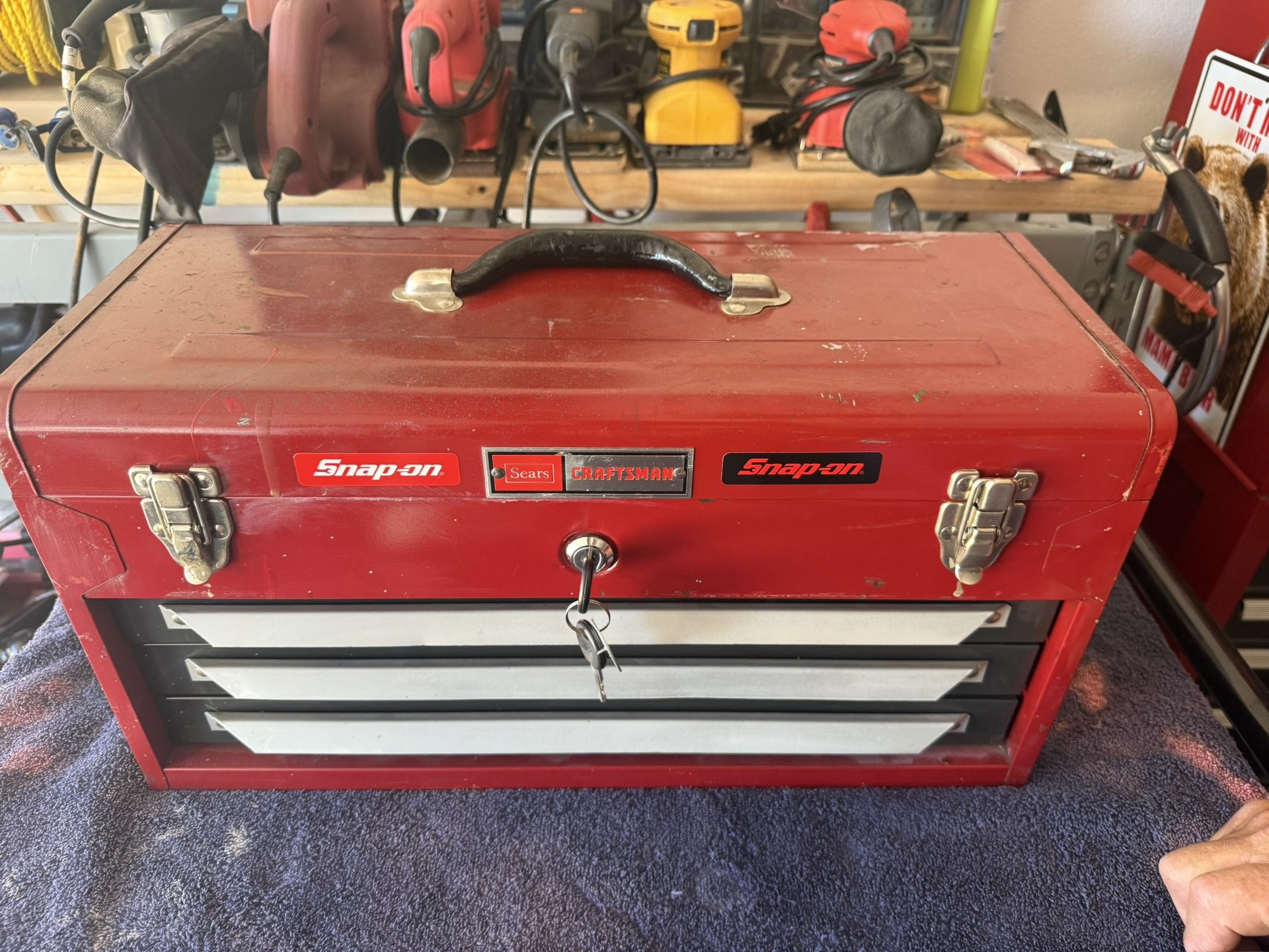Craftsman Tool Box And Tools