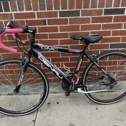 Denali Men's Road Bike, Black/ Red WHEELS 24" FRAME 18