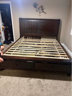 King bed frame