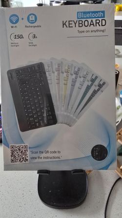 Brand New Bluetooth Wireless Keyboard - Rechargeable with Backlight