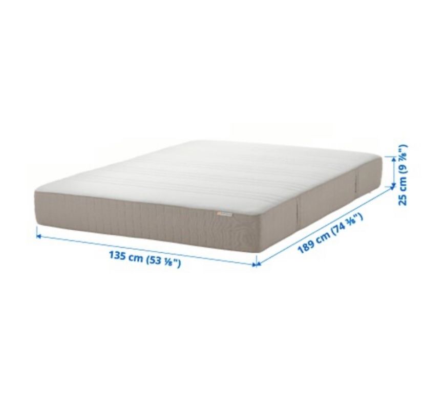 Ikea Mattress, Model: Haugesund, Size: Full, Firm