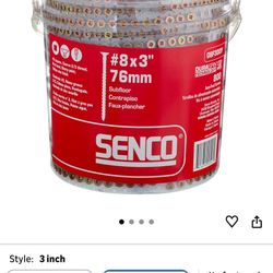 Senco Duraspin #8 X 3” Screws