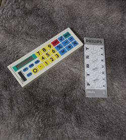 Vintage Philips SBC 1440 Calculator Pencil Box 1990s.both solar energy and a button batteryboth solar energy and a button batteryboth solar energy and