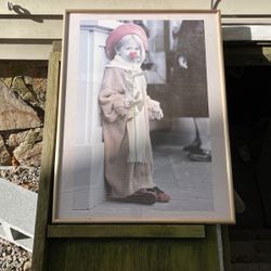 Print Girl With Rose