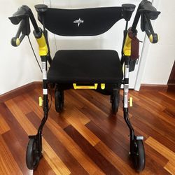 Medline Folding Mobility Rollator Walker