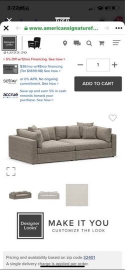 Tan Couch for sale